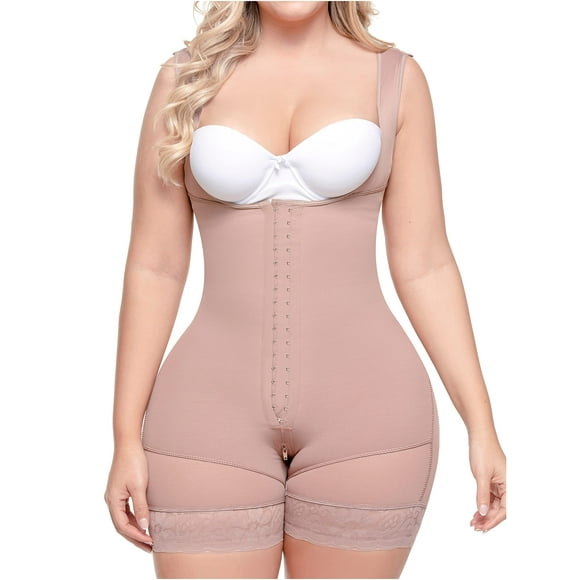 Sonryse 211BF Fajas colombianas Reductoras Moldeadoras Postparto BBL Stage 2 Liposuction Post Surgical compression garments Women Shapewear cocoa S