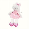 thumbnail image 3 of QJUHUNG Adorable Pink  Plush Toy with Ballet Skirt - Soft Polyester  Perfect Youngsters Gift, 3 of 5