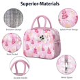thumbnail image 4 of Womens Pink Christmas Tree Lunch Box for Work,Insulated Lunch Bag for Women,Loncheras Para Mujer,Leakproof Adult Lunch Bag for Work,Beach,Travel,Picnic,Camping, 4 of 7