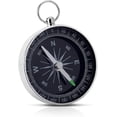thumbnail image 1 of Portable pocket compass, outdoor camping explorer button compass, mountain climbing compass, used for hiking navigation, 1 of 5