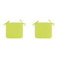 thumbnail image 1 of (2-Pack) Kcodviy Outdoor Seat Cushions Square Design Strapped Garden Chair Pads Patio Furniture Comfort Support Weather Material Solution, 1 of 5