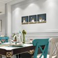 thumbnail image 3 of Kitchen Wall Art Decor Vintage Kitchenware Painting Picture Dining Room Restaurant Bar Decoration (Blue), 3 of 5
