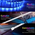 thumbnail image 5 of DAYBETTER 50ft RGBIC LED Strip Lights, Bluetooth APP & Remote Control, Music Sync Color Changing, 12V Flexible Ambient Lights for Bedroom Home Decoration, 5 of 6