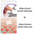 thumbnail image 4 of 🌸3.54x3.54" Floral Sticky Notes + Tape Set - Planner Must-Have! 100 Sheets & Decorative Tape for Journals & Crafts 📒✨, 4 of 17