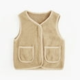 thumbnail image 6 of Mercatoo Toddler Girls Solid Warm Thick Spring Winter Sleeveless Vest Clothes Baby Boys 𝐅𝐥eece Jackets Size 14 to 16, 6 of 6
