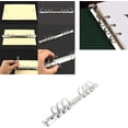 thumbnail image 4 of Carpeta de anillas de 6 agujeros para cuaderno, mecanismo A5 de 3cm de diámetro, carpeta de anillas con Clip de Metal dorado, accesorios de papel de relleno DIY, 2 uds. Namotu CZBG-HY118, 4 of 4