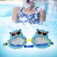 thumbnail image 2 of Gafas de natación para niños, gafas de natación portátiles impermeables ajustables para niños para agua Hipopótamo, 2 of 8