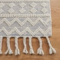 thumbnail image 3 of SAFAVIEH Natura Fulton Southwestern Wool Runner Rug, Ivory/Blue, 2'3" x 8', 3 of 8