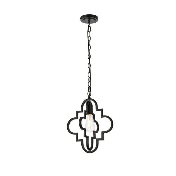 Sandara 1 light pendant in black