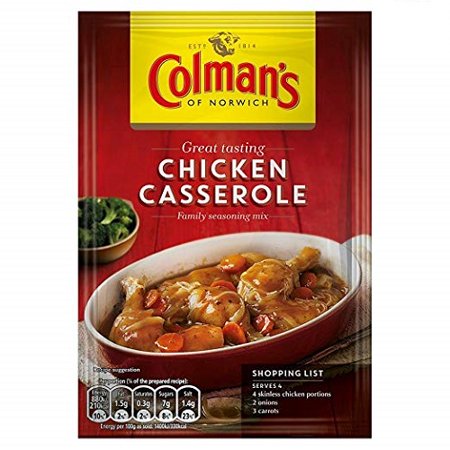 Colman's Chicken Casserole Mix - 40g - Pack of 4 (40g x