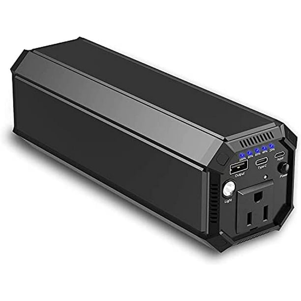 Battery pack outlet with outlet