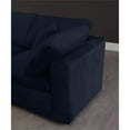 thumbnail image 5 of Maklaine Contemporary Navy Velvet Down Filled Overstuffed Modular Sectional Sofa, 5 of 6