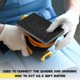 thumbnail image 5 of 4 Pcs Soft Black Foam Sanding Pads Interface Sander Backing Pad, 5 of 5