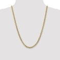 thumbnail image 4 of Diamond2Deal 14K Yellow Gold 4.5mm Concave Anchor Chain Necklace for Women 24", 4 of 5