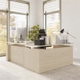 thumbnail image 5 of Scranton & Co Engineered Wood 60W x 78D L-Shaped Standing Desk in Natural Elm, 5 of 8