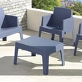 thumbnail image 3 of Compamia Table Basse de Patio en Résine, Gris Foncé, 3 of 6