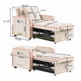 thumbnail image 4 of Aukfa Sleeper Chair Bed, Convertible Pull Out Sofa Bed for Living Room Apartment, Beige, 4 of 8