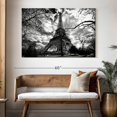 thumbnail image 3 of Elephant Stock Eiffel Tower Vintage Wall Art - Horizontal Canvas Wall Art - Living Room Wall Decor - Places Canvas - Black And Gray Decor By Philippe Hugonnard - 51" x 34", 3 of 8
