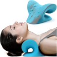 thumbnail image 1 of Neck And Shoulder Relaxer Cervical Traction Device For Pain Relief And Cervical Spine Alignment, 1 of 1