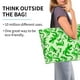 thumbnail image 2 of Balery Green Lizard Bolsa Tote Estilo Estético con Cremalleras, Bolsa de Hombro, Bolsa de Compras Grande y Plegable, 2 of 8