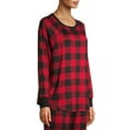 thumbnail image 3 of Secret Treasures Essentials Women's Plaid Hacci Top, 3 of 6