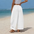 thumbnail image 7 of Xdegoge Baggy Harem Pants for Women Elastic Waist Lantern Trousers Casual Flowy Wide Leg Lounge Bottoms Summer Beachwear, 7 of 7