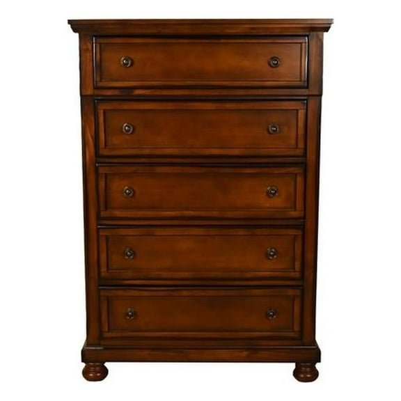 Baltimore Chest Made with Wood in Dark Walnut Color