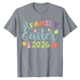 thumbnail image 3 of Women's Easter Casual Print Crew Neck T-Shirt Short Sleeve Top Grey XL, 3 of 3