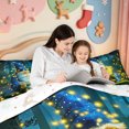 thumbnail image 4 of Manfei Christmas Cute Ball King Size Comforter Sets,Farmhouse Farm Animal Cow Comforters King Size,Xmas Reversible,3-Piece,1 Comforter and 2 Pillowcases, 4 of 7