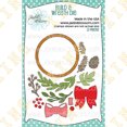 thumbnail image 3 of Gnomo Feliz Navidad Bayas de acebo Troqueles de corte Sellos Plantilla Scrapbooking Diario Decoración Plantilla de relieve Tarjeta de felicitación DIY, 3 of 5