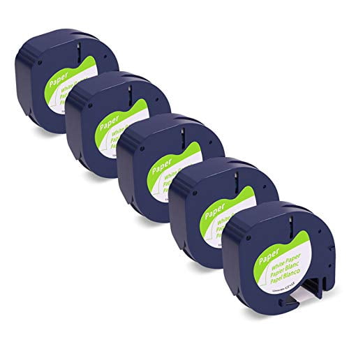 dymo letratag paper white 12mm x 4m