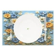 thumbnail image 2 of Ryvnso Placemats Set of 4 Flower Patern2 Dining Mats Heat-Resistant Non-Slip Washable Table Mat, 2 of 8