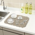 thumbnail image 3 of Unique Bargains Pebble Sink Mat for Stainless Steel Sinks Rose, 3 of 6