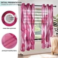 thumbnail image 5 of BZSMCE Window Curtain Panels Fashion Sweet Bow Ties Printed 63x42in/63x52in, 5 of 7