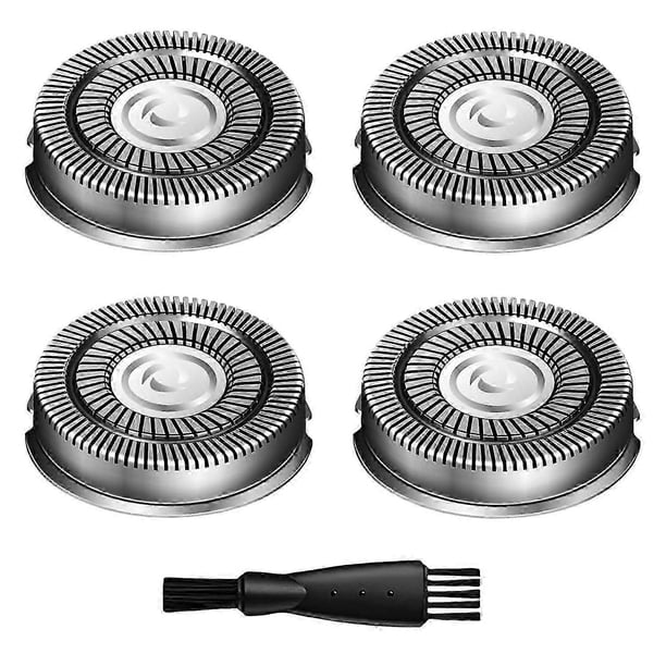 Shaver Replacement Blade,compatible With Skull Carver Pitbull Gold Pro/platinum Pro/silver Replacement Blades,waterproof With Brush,4 Pcs.