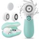 thumbnail image 1 of Cepillo de limpieza facial el&eacute;ctrico exfoliante facial con 3 cabezales limpiadores y 2 velocidades ajustables para limpieza profunda, eliminaci&oacute;n de puntos negros, masaje facial, 1 of 7