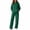 Dark Green, variant on Womens 2 Piece Lounge Sets Matching Sweatsuits Oversized Hoodie Jogger Sweatpants Set Workout Tracksuit Airport Travel Outfits Comfy Loungewear