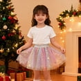 thumbnail image 6 of Cowsor Big Girls Fashion Tulle Skirt Fluffy Mesh Mini Skirt Elastic Waist Design Sweet Style Comfortable Wear for Party Holiday School Daily Activities, 6 of 7
