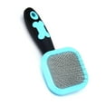 thumbnail image 2 of Small Dog Brush Pet Grooming Brush Cat Brush Shedding Grooming Tools Blue, 2 of 9