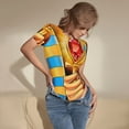 thumbnail image 4 of Lsque Scooby-Doo Women's Crew Neck Short Sleeve Bodysuit Basic T Shirts Tops Onesie Adult Cute Pajama-Large, 4 of 8