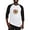 Black/White, variant on CafePress - Go Go Power Rangers! - Cotton Baseball Jersey, 3/4 Raglan Sleeve Shirt