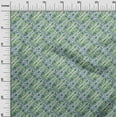 thumbnail image 3 of oneOone Rayon Green Fabric Asian Sewing Craft Projects Fabric Prints By Yard 56 Inch Wide, 3 of 4