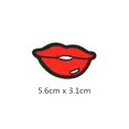 thumbnail image 3 of Insignia Dé ropa apliques Prettyia dibujos animados amor labios coser hierro, 3 of 10