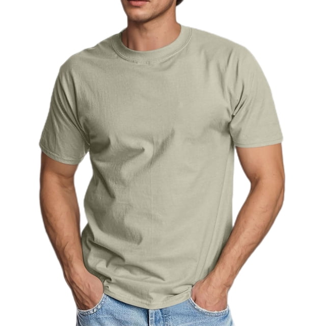 Diufon Mens Shirts Casual Business Short Sleeve Button Up Lapel Tops Solid Color Basic Vacation Golf Top