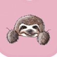thumbnail image 4 of Inktastic Kiniart Sloth Boys or Girls Baby Bib, 4 of 4