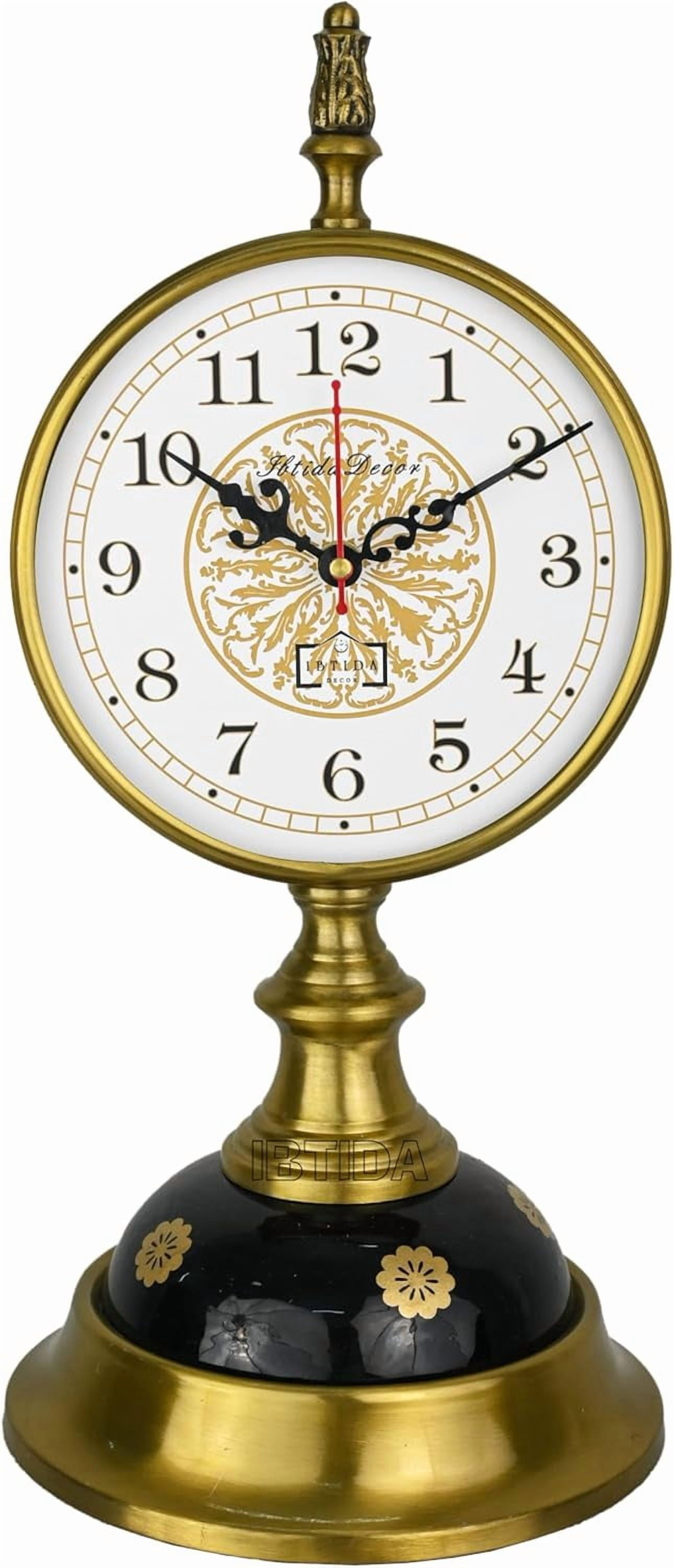 Olden Days Wooden Decorative Mantel Clock, Antique Vintage Design