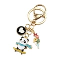 thumbnail image 5 of Xinyolin New Year Keychain Panda Heart Pendant Best Wishes Polished Lobster Clip Lightweight Shoulder Bag Schoolbag Decoration Pendant Keyring, 5 of 8