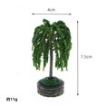 thumbnail image 1 of Dollhouse Miniature Flower Tree Fruit Tree With Plastic Base Micro Landscape Sand Table Train Scenery Moss Bonsai Model Accesso,B,1pc, 1 of 7