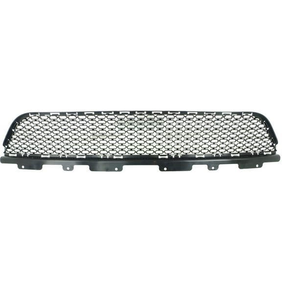 Front Bumper Grille Compatible with DODGE DURANGO 2014-2018 Textured Gray with Chrome Trim Code MF5
