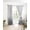 Silver, variant on Grey Ombre Blackout Curtains 90 Inches Long for Bedroom, Summer Minimalist Ocean Waves Thermal Insulated Room Darkening Black Out Window Curtain Panels Grommet Drapes for Living Room